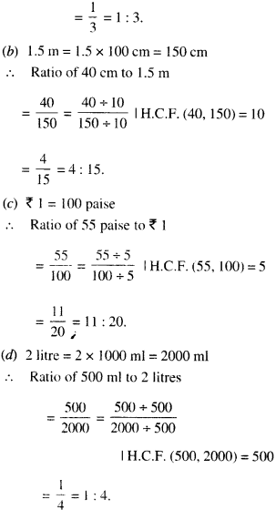 NCERT Solutions for Class 6 Maths Chapter 12 Ratio and Proportion 12